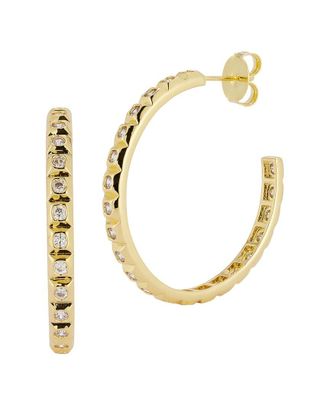 Glaze Jewelry Gold Plated Cz Earrings