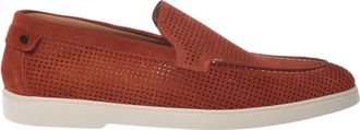 Baldinini Perforated Suede Moccasin - Heren - Loafers - Bruin - 41 EU - Leer - Schoenen