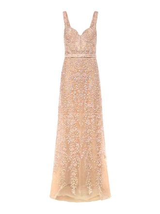 Genny Embroidered Tulle Dress