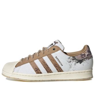 adidas Originals Superstar Shoes White Brown IG5976