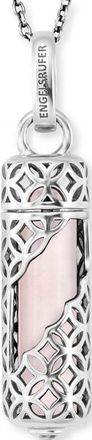 Engelsrufer Womens ERN-HEAL-RQ-M Ladies Powerful Stone Necklace Silver Sterling - One Size