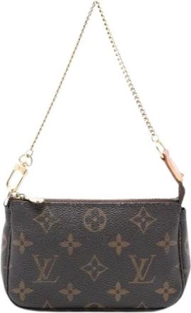 Louis Vuitton Pre-owned Mini Bags, female, Brown, Size: ONE SIZE Pre-owned Mini Pochette Accessoires