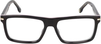 Carrera Italiaanse Stijl Vierkante Bril - unisex - Brillen - Zwart - 55 MM - Accessoires