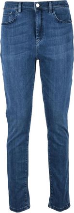 Marella Blue Slim Fit Stretch Cotton Jeans