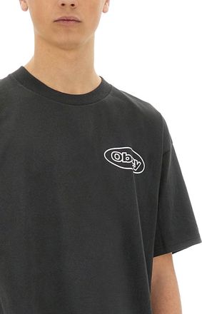 Obey Cotton T-Shirt - Black