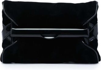 Bottega Veneta Pre-owned Bottega Veneta Velvet and Patent Clutch Ladies TZYG5D44QZB59LTY