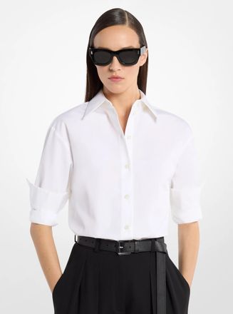 Michael Kors Katia Cotton Poplin Shirt