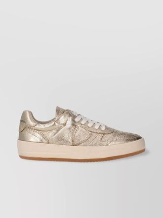 Philippe Model leather low-top sneakers