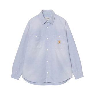 Carhartt Work in Progress Painter Shirt - Heren - Casual Overhemden - Blauw - M - Overhemden