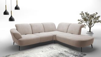 Sit&more Ecksofa &raquo;Dance, L-Form, inkl. Sitztiefenverstellung&laquo; inkl. Click&Seat, optional mit Kopfteilverstellung