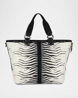 LeSportsac x Roberto Cavalli Roma Zebra-Print Tote Bag