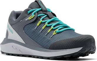 Columbia Womens Trailstorm Waterproof Low Shoe In Graphite/ Dolphin