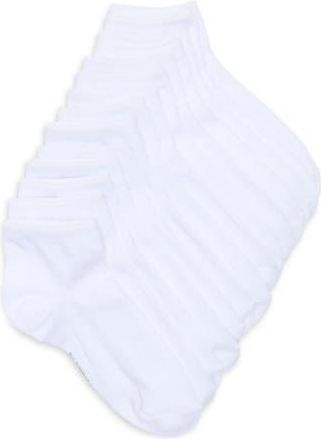 Vince Camuto 8-Pack Quarter Socks in White at Nordstrom Rack, Size 9/11