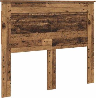 vidaXL Headboard with Headboard Old Wood 135 cm Engineered Wood vidaXL