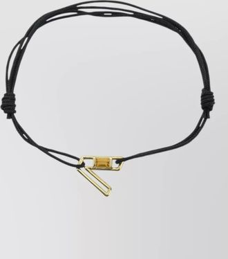 Aliita v letter bracelet adjustable cord