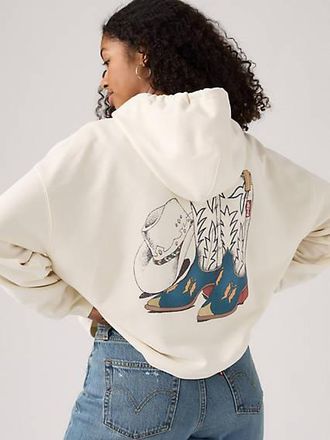 Levi's Graphic Leo Hoodie - Womens - XS - White