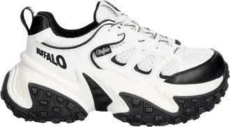 Buffalo Schoenen, Dames, Wit, 38 EU, Polyester, Cerbo Sneakers