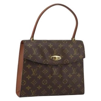 Louis Vuitton Pre-owned Handbags, female, Brown, Size: ONE SIZE Pre-owned Malesherbes Handbag