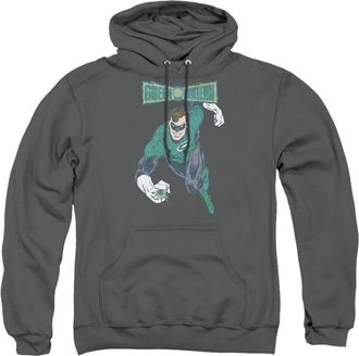 Gildan DC Comics Desaturated Green Lantern Adult Pull Over Hoodie / Hooded Sweatshirt