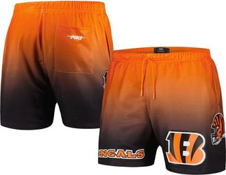 Pro Standard Mens Pro Standard Black/Orange Cincinnati Bengals Ombre Mesh Shorts at Nordstrom, Size Large