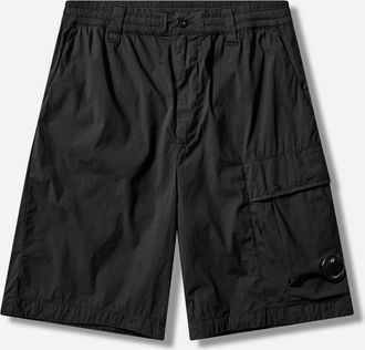C.P. Company Men s 50 Fili Stretch Cargo Shorts Black