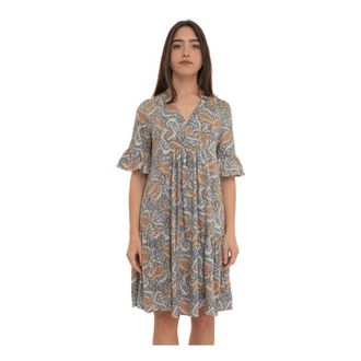 Max Mara Short Dresses, female, Multicolor, Size: 2XL Mini Dress