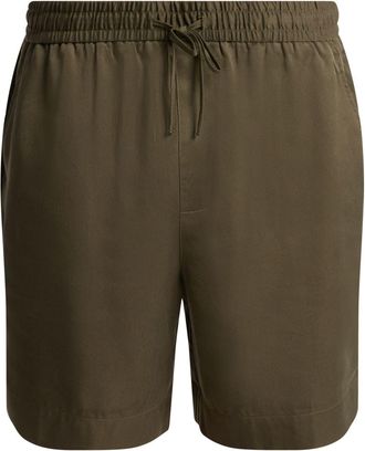 CH&Eacute; Studios elasticated-waistband deck shorts - men - TENCEL Lyocell (LENZING) - L - Green
