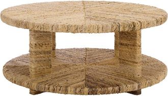Safavieh Couture Rolando Abaca Round Coffee Table