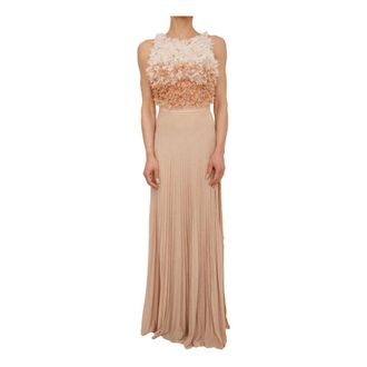 Elisabetta Franchi Gowns, female, Pink, Size: XS Long Dress