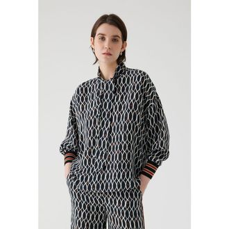 Exquise Annette Blouse in Black Patterned at Nordstrom, Size X-Small