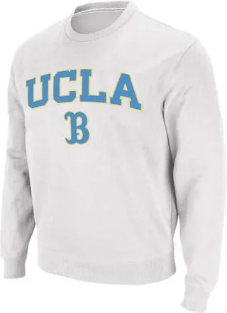 Colosseum Mens Colosseum White UCLA Bruins Arch & Logo Crew Neck Sweatshirt at Nordstrom, Size Large
