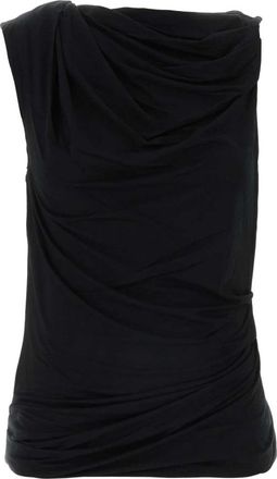 Entire studios Drape Tank - Dames - Tops zonder mouwen - Zwart - XS - Tops