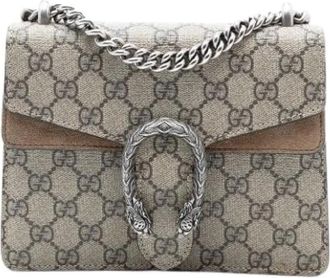 Gucci Pre-owned Cross Body Bags, female, Beige, Size: ONE SIZE Pre-owned Dionysus Crossbody Bag