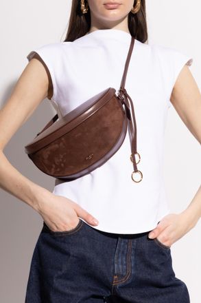 Alaia Shoulder Bag Hip, Womens, Brown