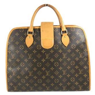 Louis Vuitton Pre-owned Handbags, female, Brown, Size: ONE SIZE Pre-owned Fabric Handbag