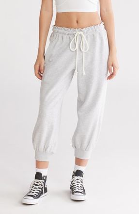 Free People FP Movement Flutter Joggers in Heather Grey at Nordstrom, Size Large