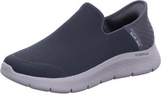 Skechers Mens Go Walk Flex Sneaker, Dark Grey Textile, 7 UK
