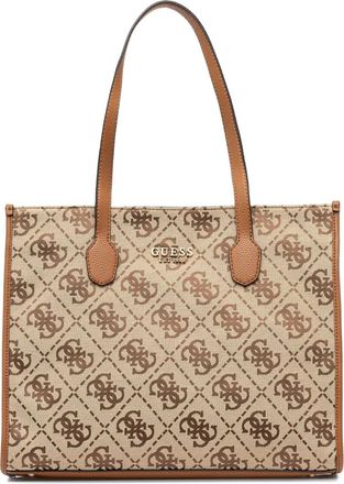 Guess Co Borsa tote con monogramma - Toni neutri