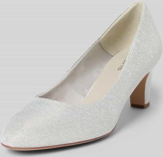 Tamaris Tamaris Pumps mit Trichterabsatz in Silber, Gr&ouml;&szlig;e 37