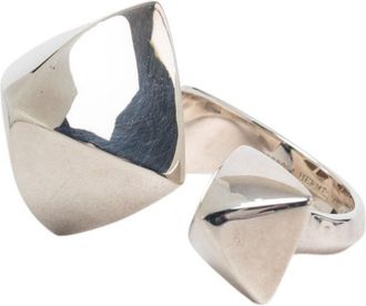 Herm&egrave;s Silver 925 Band Ring (Pre-Owned)