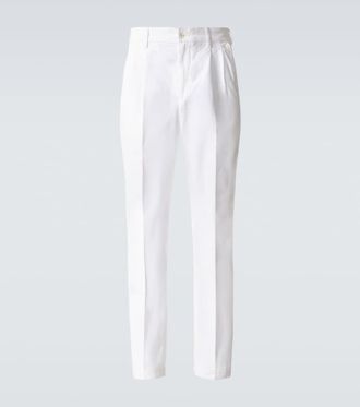 Dunhill Cotton and cashmere straight pants