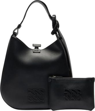 Casadei Vandome Tas - Dames - Handtassen - Zwart - ONE Size - Leer - Tassen