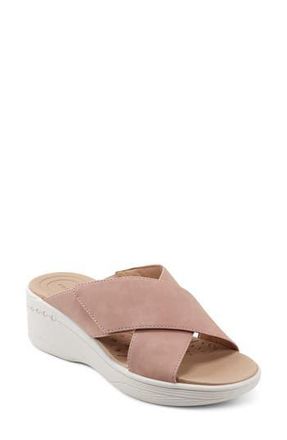 Easy Spirit Bindie Wedge Sandal in Rose Dawn at Nordstrom Rack, Size 11