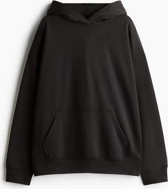 H&M Oversized Hoodie in Black at Nordstrom, Size Xx-Large