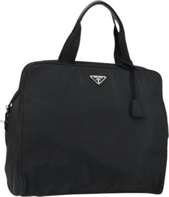 Prada Pre-owned Vintage Nylon Handtas - Dames - Vintage Handtas - Zwart - ONE Size - Nylon - Vintage