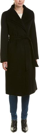 Elie Tahari Elliot Wool-Blend Wrap Coat