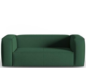BLOOMINGLOFT 2-Sitzer Design Sofa Mackay mit Strukturstoff