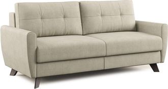 Divani.Store Callisto Sof&aacute; Cama Convertible De Tela Suave E Impermeable 168 Cm (mat. 120x197) Crema