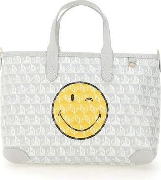 Anya Hindmarch Light Grey I Am A Plastic Tote Bag