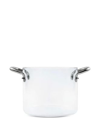 knIndustrie Vaso in vetro (24cm) - Bianco